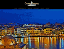 Tablet Screenshot of chania-rooms.com